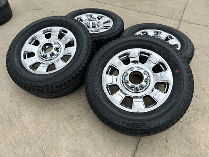 20" Ford F-250 F-350 OEM chrome Lariat 10295 wheels rims 2024 2025 NEW