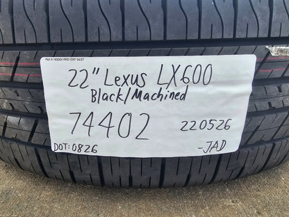 22" Lexus LX600 OEM wheels rims 74402 Toyota Tundra Sequoia 2025 2026 2027 NEW