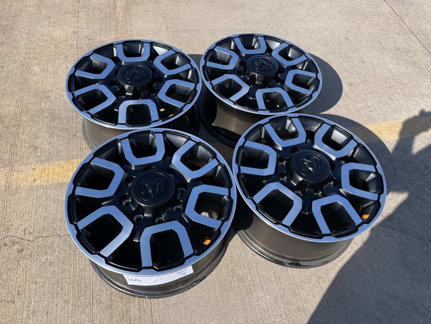 18" RAM 2500 3500 LARAMIE OEM 2694 wheels rims 2024 2025 2026 2027 NEW