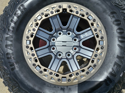 18" Hummer Grazen beadlock EV HEV 2500 OEM wheels rims 2024 2025 2026 2027 NEW