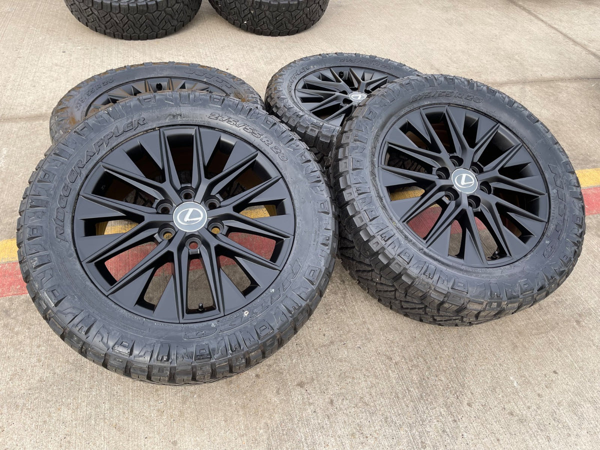 20" Toyota Land Cruiser Tundra OEM wheels rims 10545 GX550 LX600 SET NITRO NEW