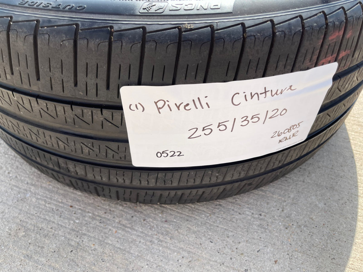 (1) 255/35/20 Pirelli Cinturato P7 A/S tire 97H M+S 255/35R20 PNCS