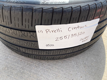 (1) 255/35/20 Pirelli Cinturato P7 A/S tire 97H M+S 255/35R20 PNCS