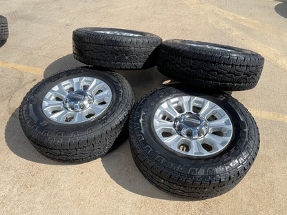 18" Ford F-250 F-350 OEM rims wheels 10097 tires BRIDGESTONE A/T SET