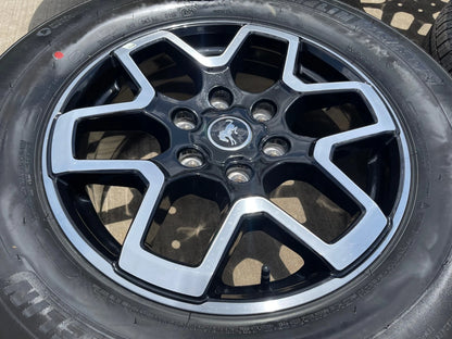 18" Ford Ranger wheels rims tires black 95213 tires 2023 2024 2025 2026 NEW