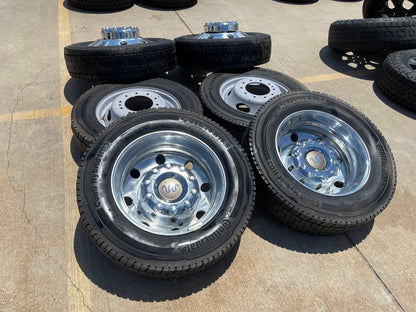 19.5" Ford F-450 Dually F-550 rims wheels RAM 4500 OEM 10x225 CONTINENTAL HD3