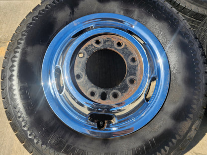 17" Dodge Ram 3500 Dually Laramie 8x200 wheels rims 2703 2704 OEM SET DISCOUNTED