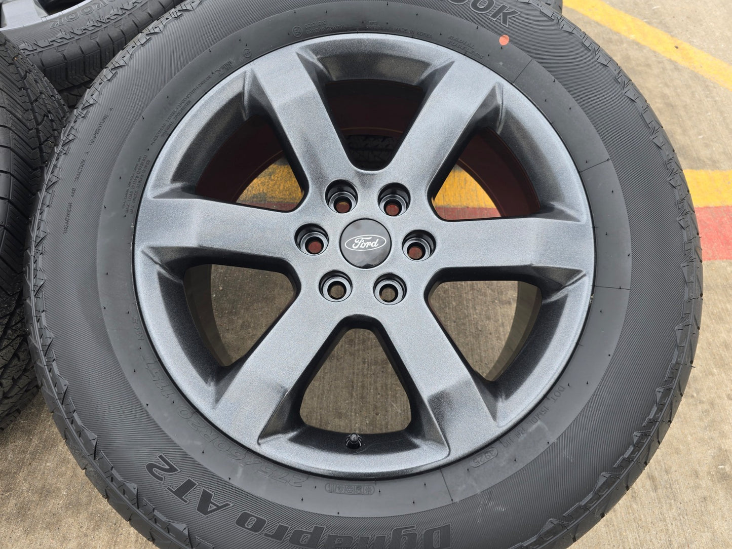 20" Ford F-150 OEM rims wheels GRAY 10347 Expedition HANKOOK A/T2 NEW