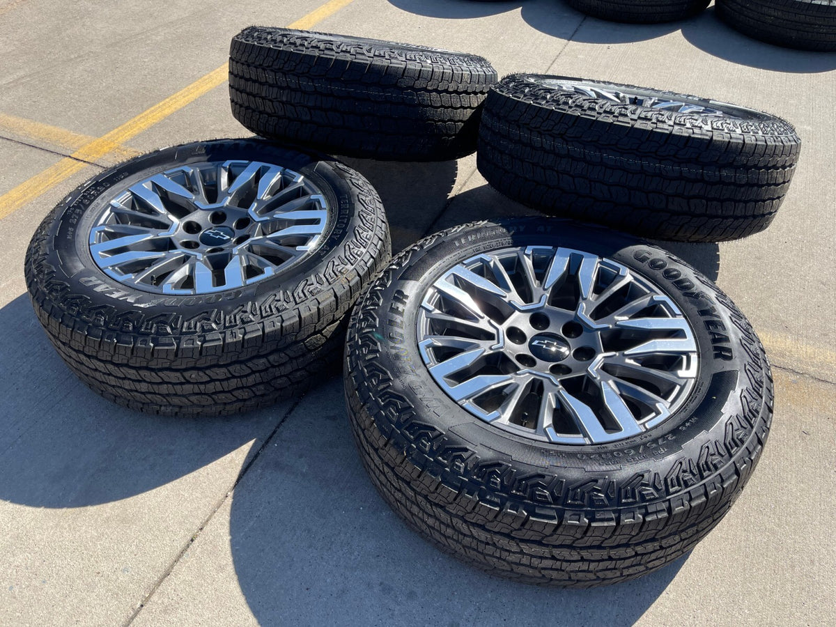 20" Chevy Silverado Z71 GMC Sierra Canyon OEM wheels rims 2025 2026 2027 NEW