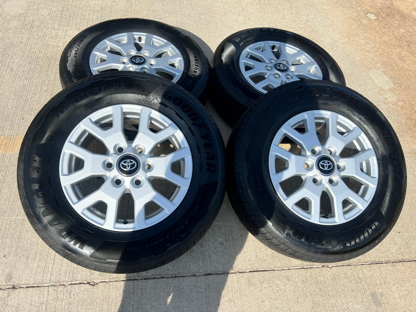 17" Toyota Tacoma 4Runner TRD OEM 94254 10637 wheels rims 2025 2026 GOODYEAR NEW