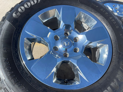 18" Ram 1500 OEM CHROME 2669 wheels rims 2021 2022 2023 2024 2025 2026 GOODYEAR