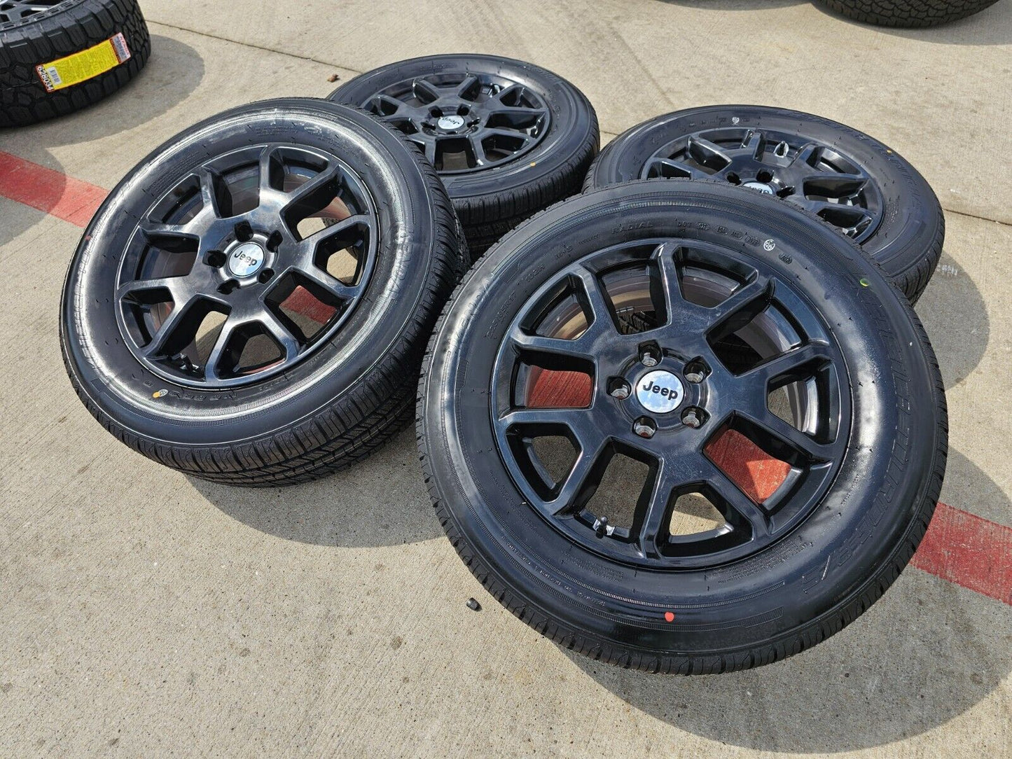 17" Jeep Cherokee wheels OEM rims Compass 9257 9225 Renegade NEW