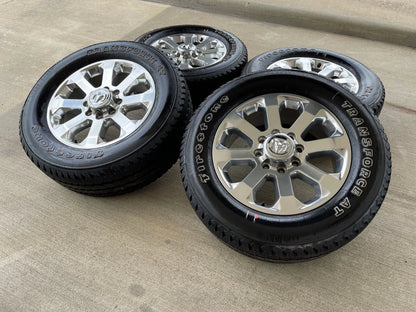 20" Dodge Ram 2500 3500 LARAMIE OEM 2700 wheels rims A/T tires 2024 2025 NEW