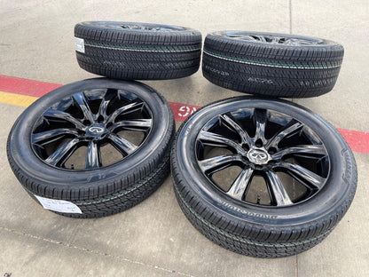 22" Infiniti QX80 QX56 Nissan Titan OEM 73729 wheels rims BRIDGESTONE SET NEW
