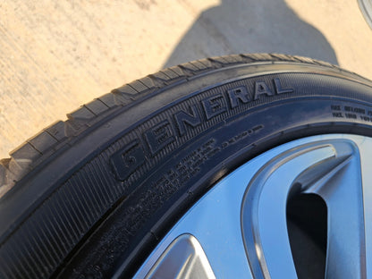 (1) 22" Lincoln Navigator BLACK LABEL OEM 10497 rim wheel 2022 2023 2024 GENERAL
