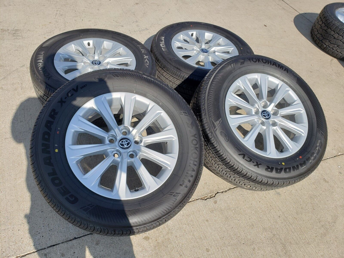 18" Toyota Grand Highlander OEM wheels rims tires Lexus TX350 NEW 2024 2025