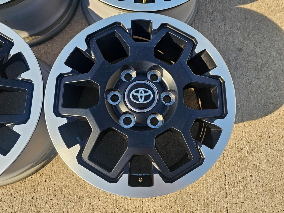 18" Toyota Tacoma 4Runner TRD OEM 94199 wheels rims 2024 2025 2026 2027 SET NEW