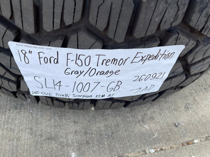 18" Ford Expedition F-150 TREMOR OEM rims wheels TIMBERLINE PIRELLI XTM NEW 2027