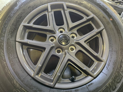 17" Jeep Wrangler Rubicon OEM wheels rims 9324 Gladiator 2024 2025 2026 2027 NEW