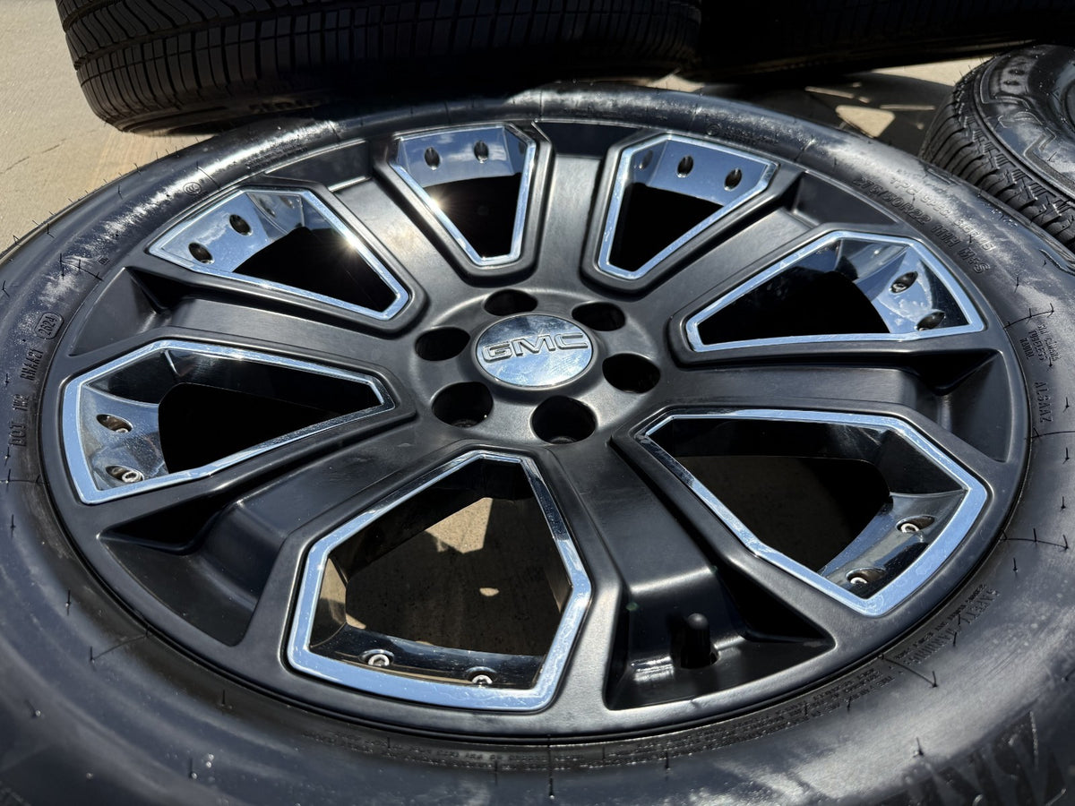 22" GMC Sierra Yukon Tahoe Escalade OEM Replica 5660 wheels rims tires SET