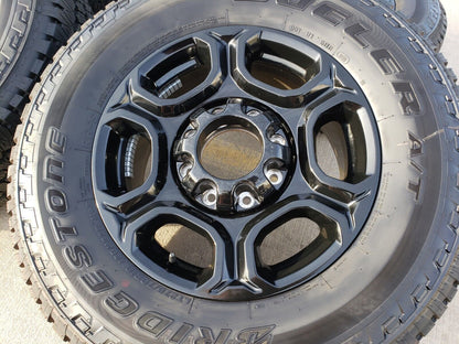 18" Ford F-250 F-350 Lariat FX-4 OEM 10479 black wheels 2023 2024 2025 NEW