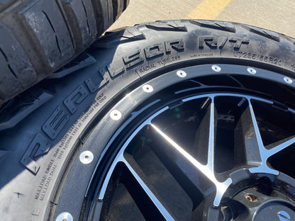 20x9 20" MOTO METAL MO985 Breakout Silverado RAM Tacoma wheels rims 6x139 6x5.5