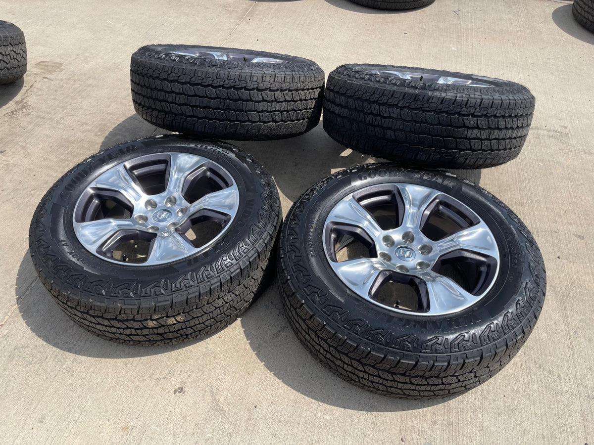 20" Dodge Ram 1500 OEM Laramie LONG HORN wheels rims 2674 tires SET GOODYEAR