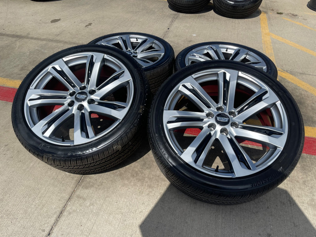 24" Cadillac Escalade V OEM PLATINUM wheels rims SET 2024 2025 2026 2027 NEW