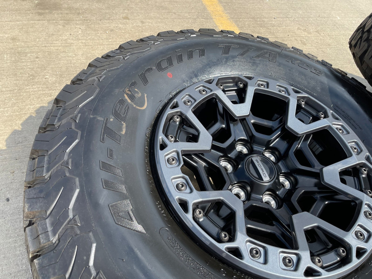 17" Ford F-150 Raptor R OEM BEADLOCK rims wheels BFG 37" tires 2026 2027 NEW