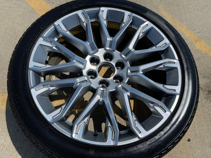 24" GMC Yukon Sierra Denali Chevy Tahoe LTZ OEM 10067 wheel rim 2026 2027