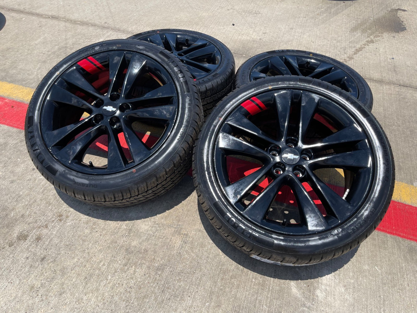 18" Chevy Cruze Trax Sonic REDLINE OEM wheels rims 5477 5828 5x105 tires SET