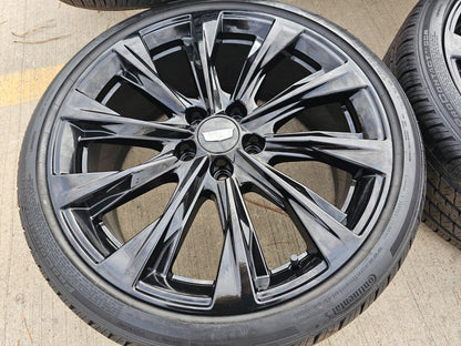 19" Cadillac CT4 OEM Black wheels rims 5x115 4864 4863 2020 2021 2022 2023 2024