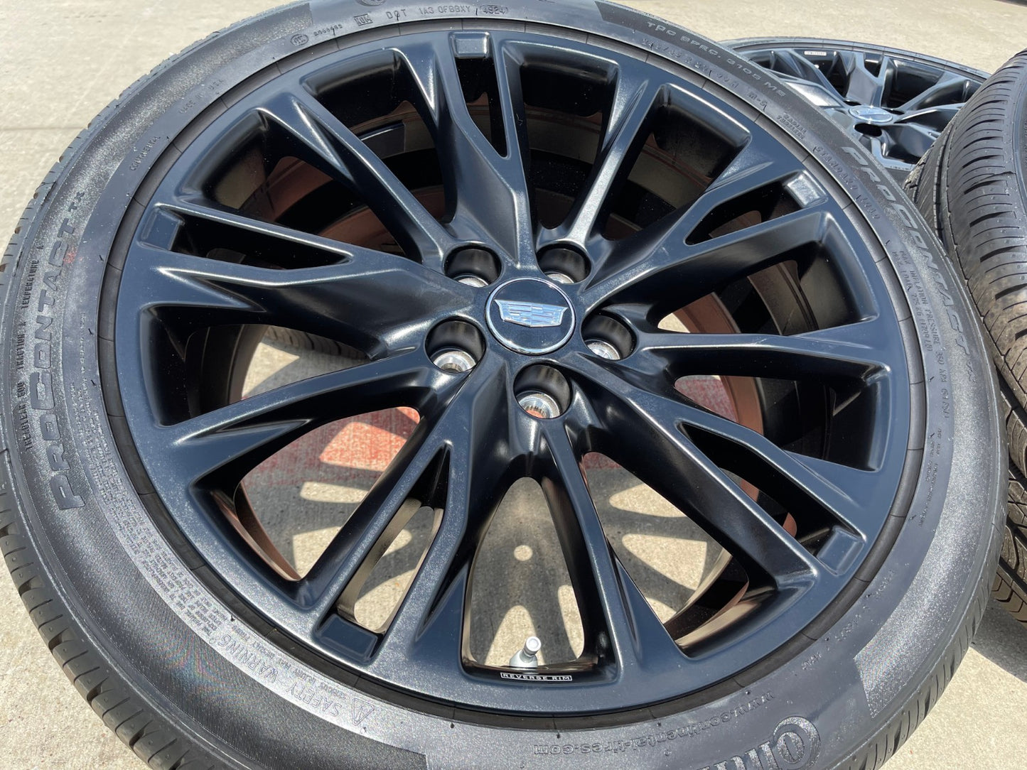 20" Cadillac XT4 OEM black wheels rims tires 2023 2024 2025 2026 NEW
