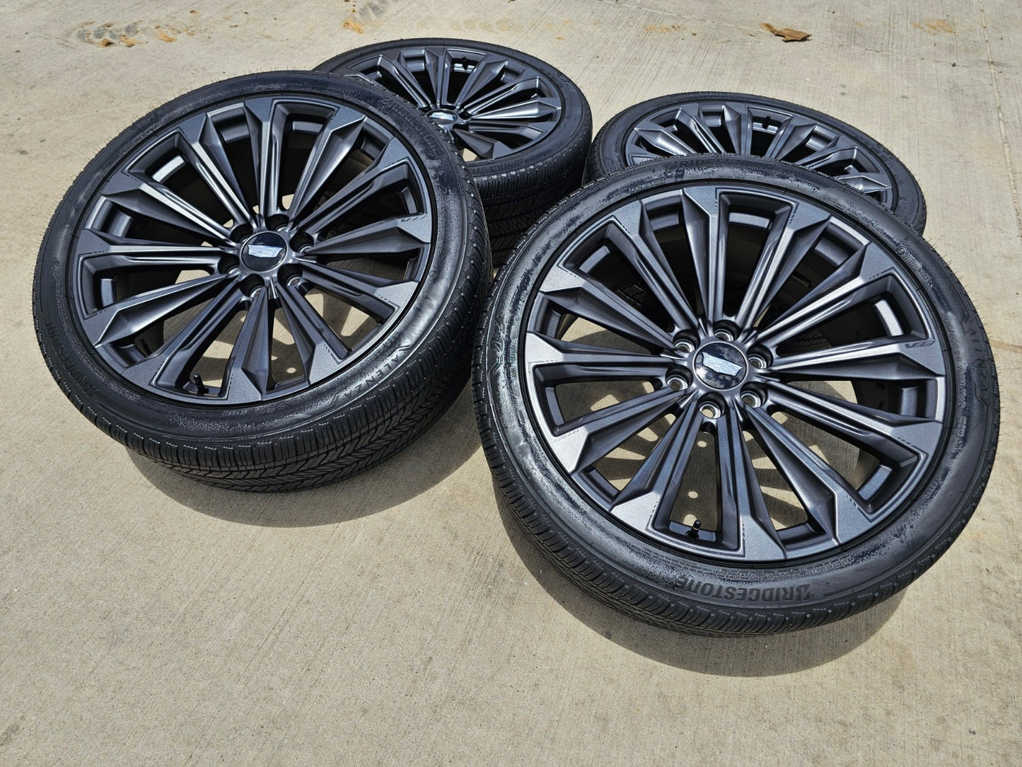 24" Cadillac Escalade V PLATINUM OEM wheels rims tires 2024 2025 2026 2027 NEW