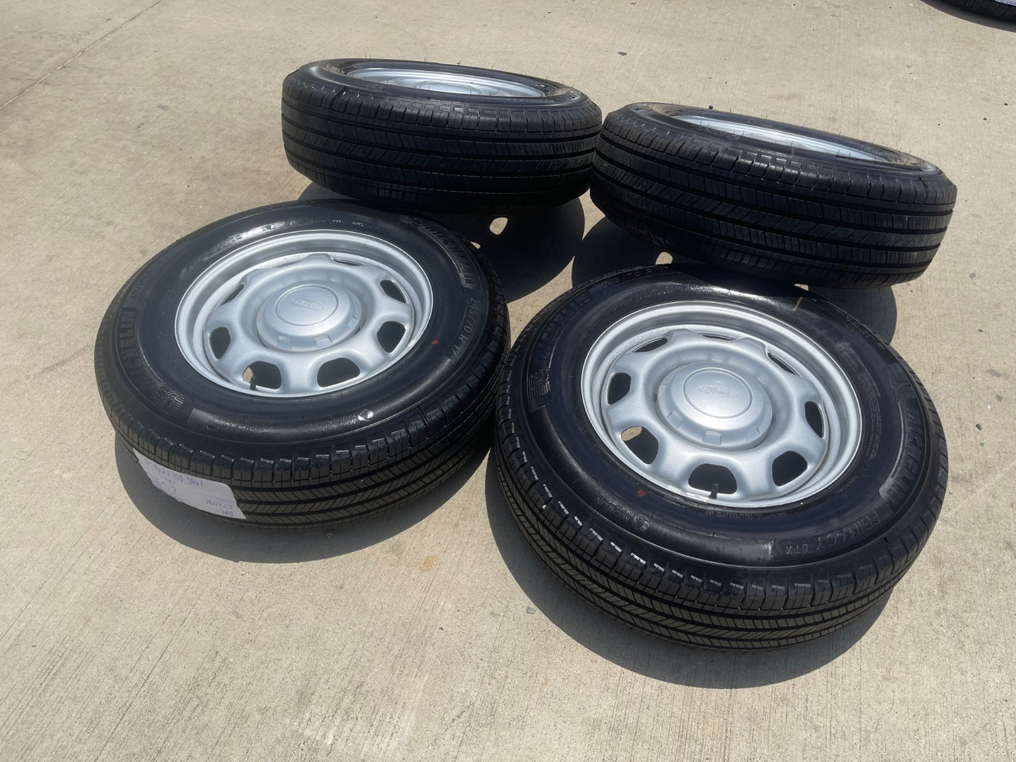 17" Ford F-150 OEM rims wheels 3857 steel  2025 2026 2027 NEW MICHELIN HUGE SALE