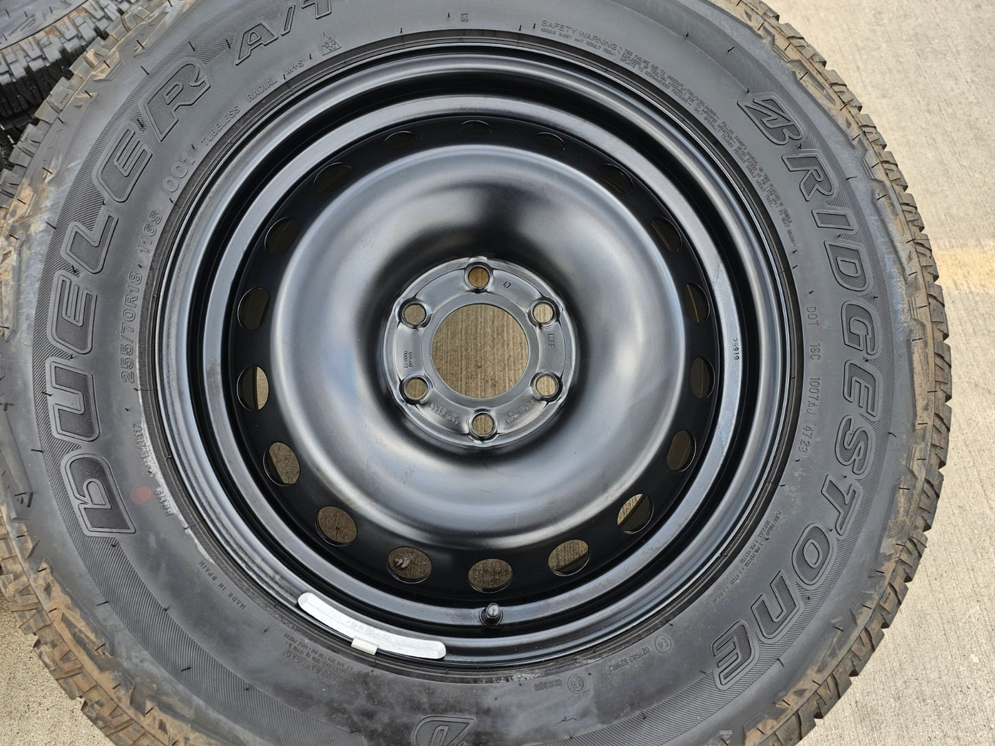(4) 18" INEOS Grenadier OEM wheels rims tires STEEL 2023 2024 2025 2026 2027 NEW