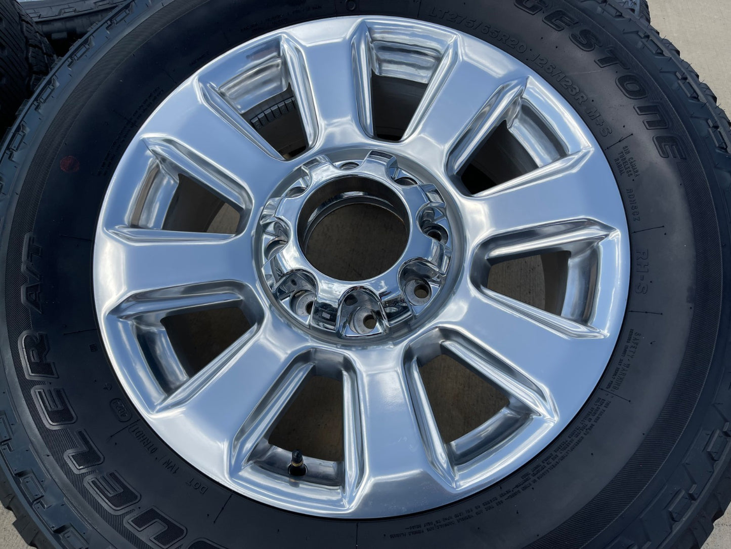 20" Ford F-250 F-350 Platinum OEM rims wheels 10103 tires BRIDGESTONE A/T SET