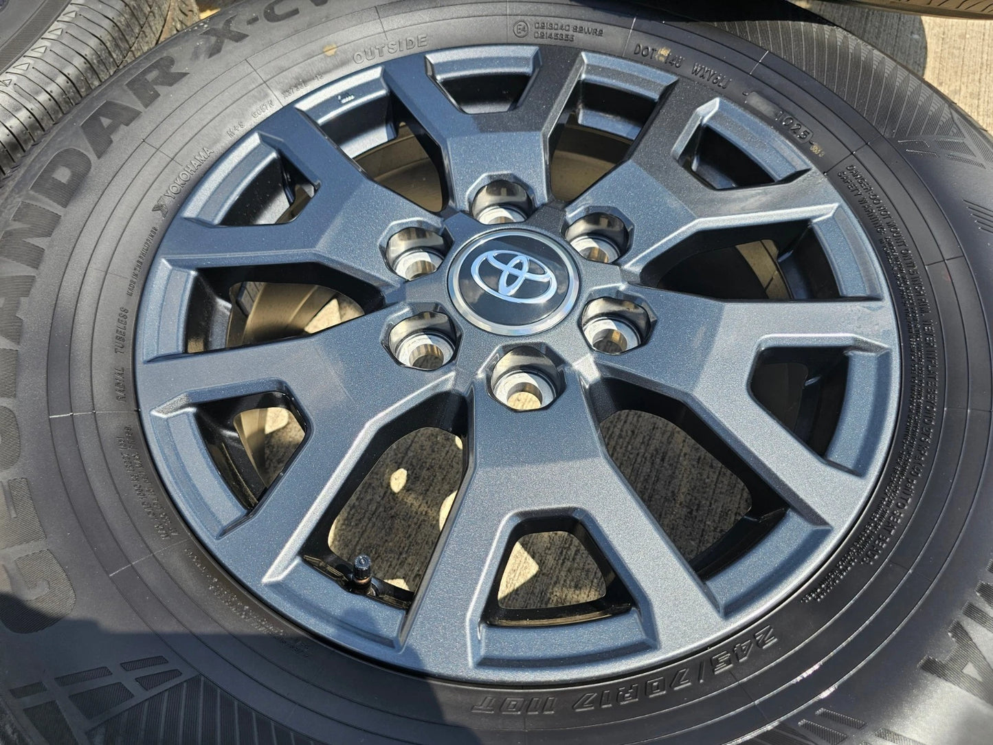17" Toyota 4Runner Tacoma TRD OEM 42611 wheels rims tires 2024 2025 2026 NEW