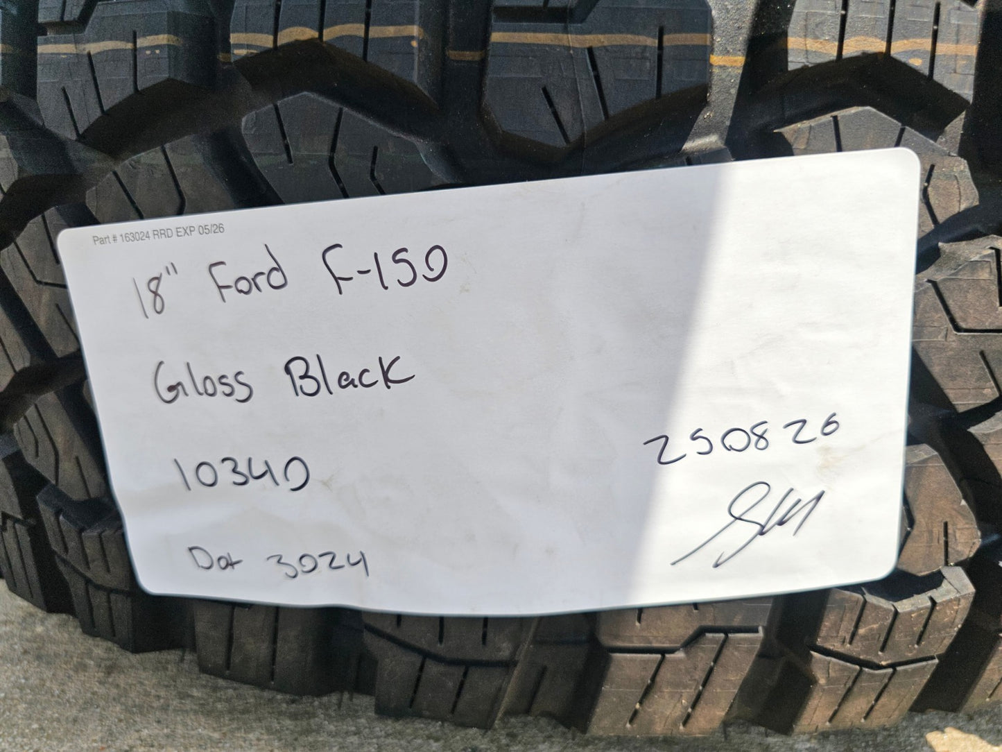 18" Ford F-150 OEM rims wheels 95049 10340 Expedition2025 2026 NEW GOODYEAR