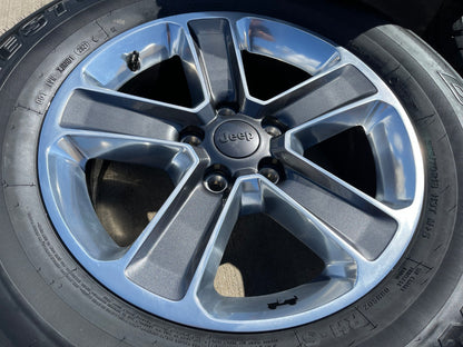 18" Jeep Wrangler Sahara OEM wheel rim 9221 spare 2021 2022 2023 2024 2025 NEW