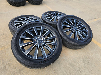 22" Lexus GX550 OEM wheels rims Toyota Land Cruiser Tundra SET 78519 LX600 NEW