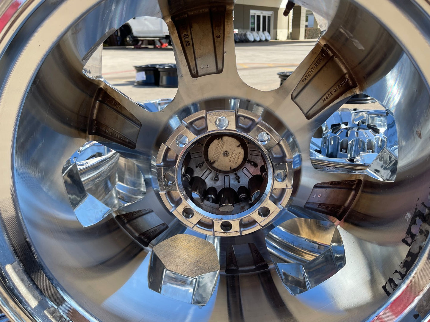 22x9.5 Ballistic Outlaw Chevy Dodge Ram 2500 3500 wheels rims 8x165 8x6.5