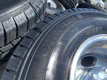 17" Ford F-350 Dually OEM 14077 14078 rims wheels Michelin M/S2 NEW