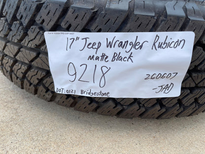 17" Jeep Wrangler Gladiator Rubicon OEM 9218 SPARE wheel rim 2020 2021 2022 2023