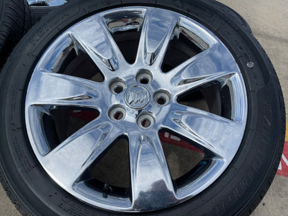 18" Buick Regal Lacrosse Allure OEM 4095 wheels rims CHROME NEW tires