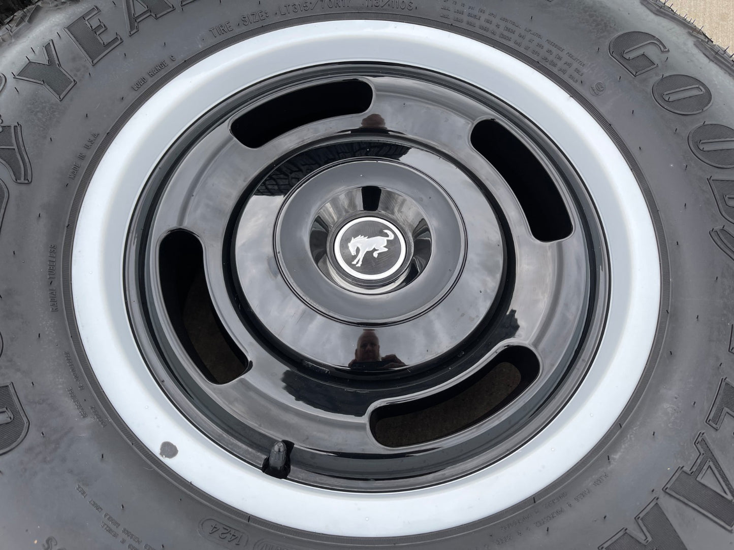 17" Ford Bronco HERITAGE Edition wheels rims white GOODYEAR 35" DISCOUNTED
