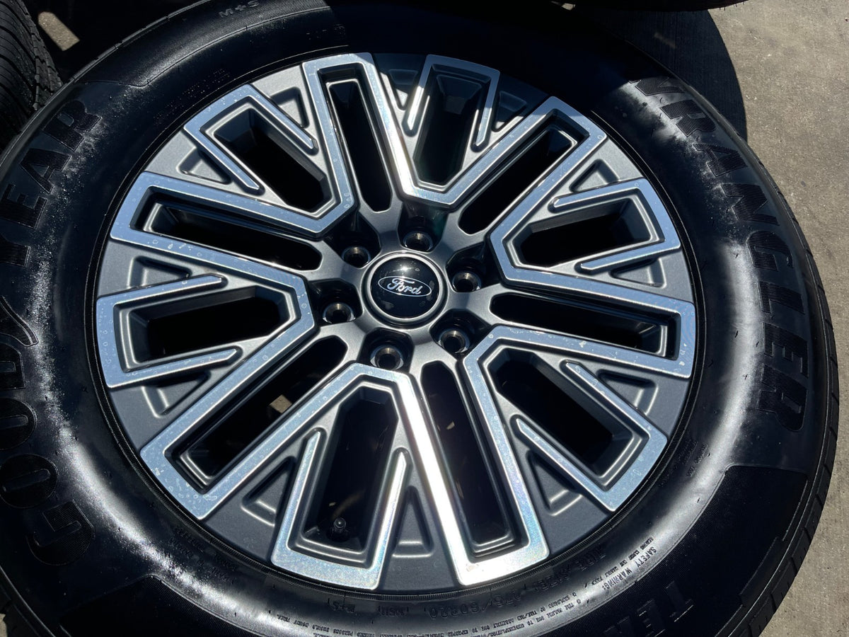 20" Ford F-150 LARIAT OEM rims wheels Expedition SET GOODYEAR 2027 NEW