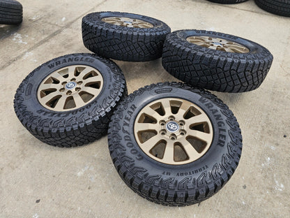 18" Toyota Land Cruiser OEM TRD wheels rims 95952 SET Tundra Sequoia BRONZE NEW