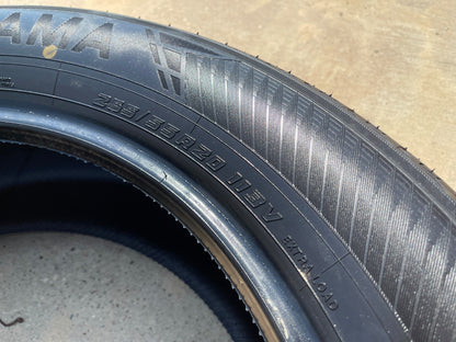 (4) 265/55/20 Yokohama Geolander X-CV tires 113V XL 265/55R20 TAKE OFFS NEW