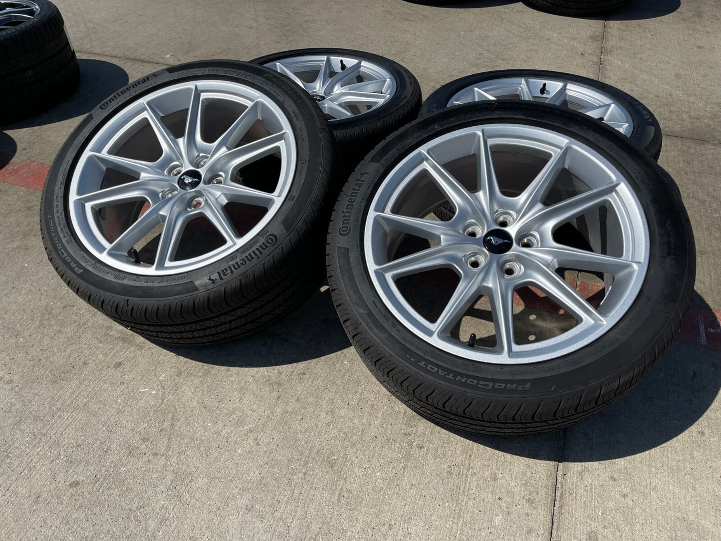 19" Ford Mustang Stealth GT OEM wheels rims 95759 tires 2023 2024 2025 2026 NEW